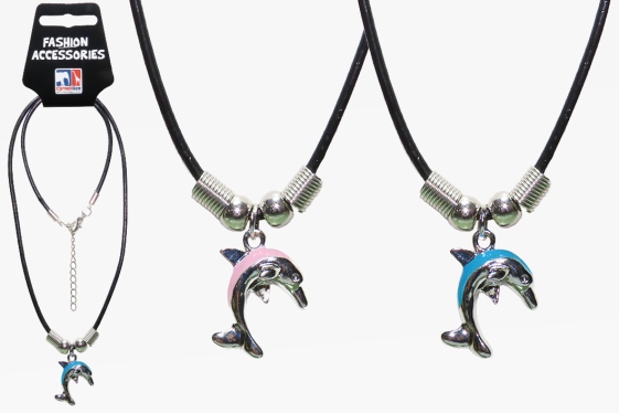 Dolphin necklace 2 assorted (12)
