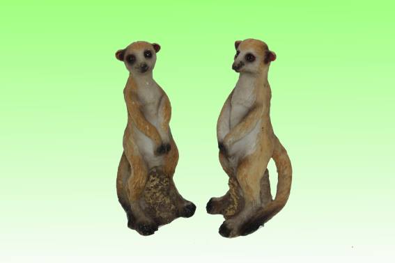 Poly Erdmännchen 2fach H 10 cm (2)