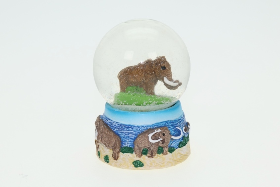 Snow globe mammoth height 6,5 cm (6)