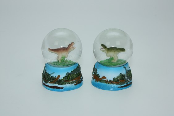 Glitzerkugel T-Rex 2fach H 6,5 cm (6) Glitzerkugel T-Rex 2fach H 6,5 cm (6)