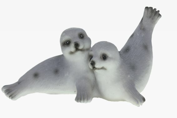 Poly Seehund Pärchen Länge 11 cm (1)