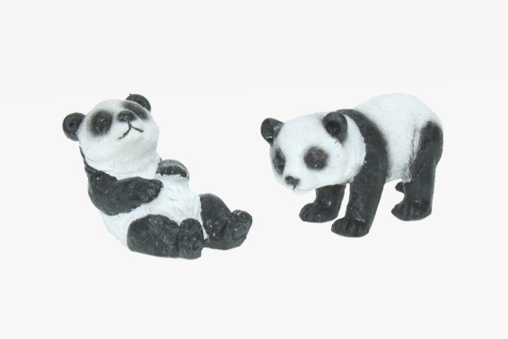 Poly panda 2 assorted l 5 to 6,5 cm (12)