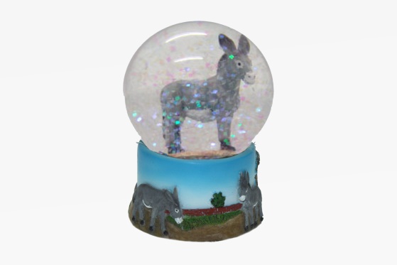 Glitter ball donkey height 6,5 cm (6)