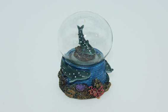 Glitzerkugel Walhai Höhe 6,5 cm (6) Glitzerkugel Walhai Höhe 6,5 cm (6)