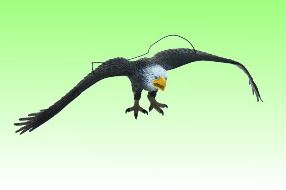 PVC Adler mit Band dunkelbraun (12)
