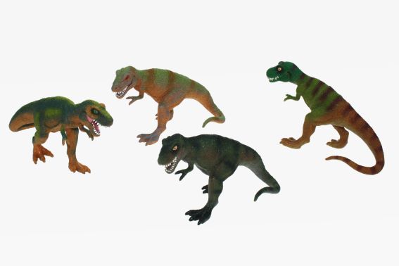 PVC Dino T-rex 4fach L 18 cm (12)