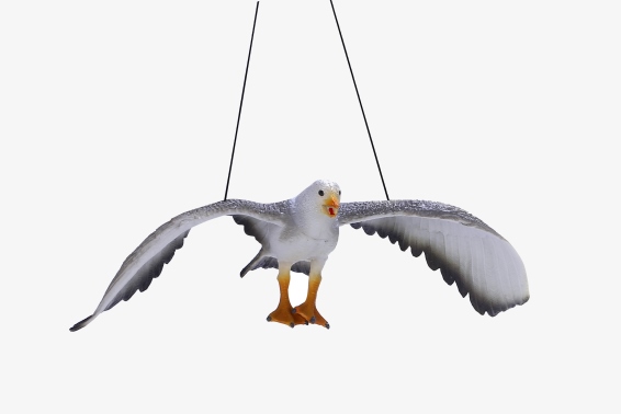 PVC seagull with ribbon length 37 cm (8)