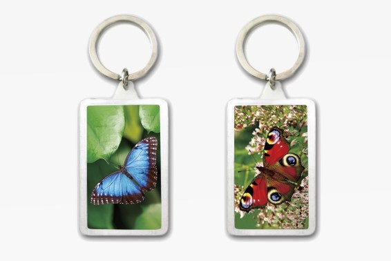3D acrylic keychain butterflies (12)