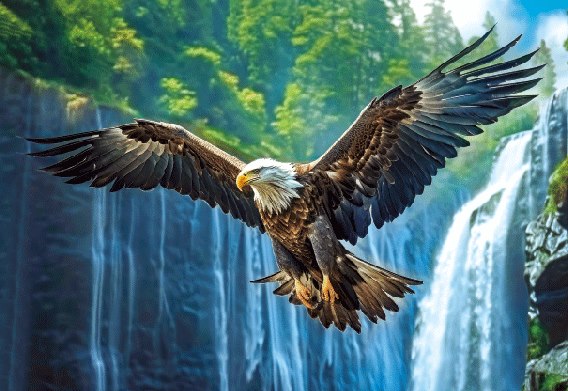 3D Postkarte Weißkopfseeadler (25)