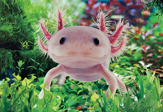 3D Postkarte Axolotl (25)
