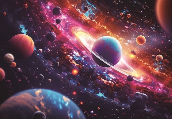 3D Postkarte Planeten (25)