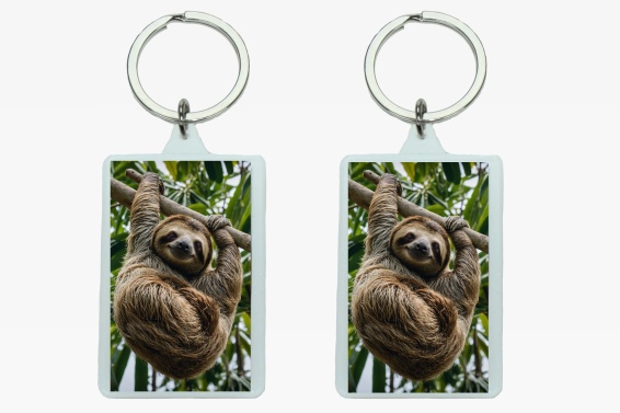 3D acrylic keychain sloth (12)