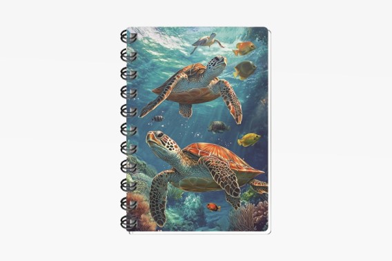 3D notebook sea turtles small (12)
