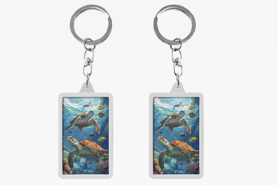 3D acrylic keychain sea turtles (12)
