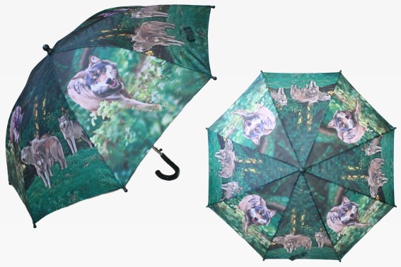 Kids umbrella wolves l 65,5 cm (12)