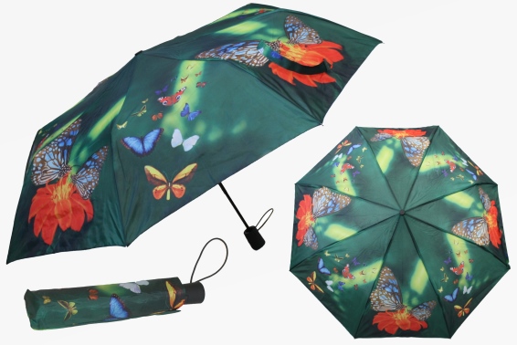Pocket umbrella butterflies l 29 cm (12)