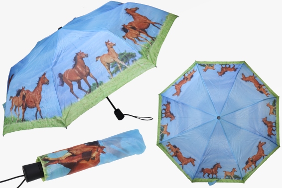 Pocket umbrella horses l 29 cm (12)