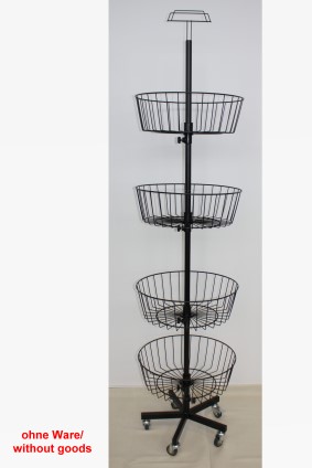 Drehständer inklusive 4 Körbe D 46 cm