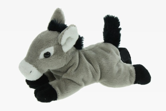 Plush donkey length 19 cm (12)
