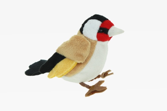 Plush goldfinch height 12 cm (12)