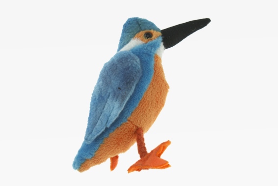 Plush kingfisher height 10 cm (12)
