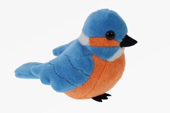 Plush kingfisher length 11 cm (12)