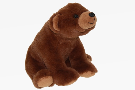 Plush bear brown length 20 cm (6)