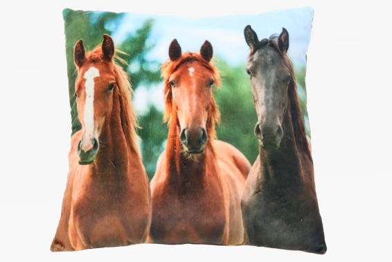 Plush cushion horses design (3)