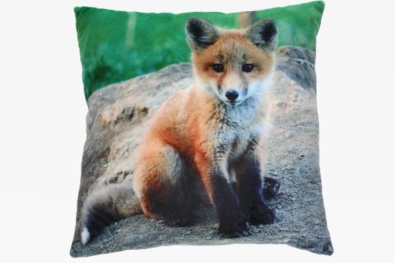 Plush cushion fox design (3)
