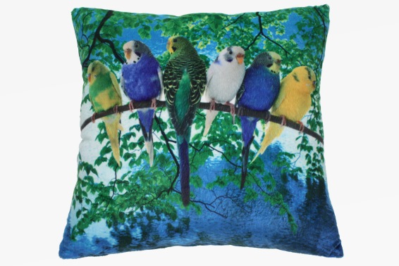 Plush cushion budgies design (3)