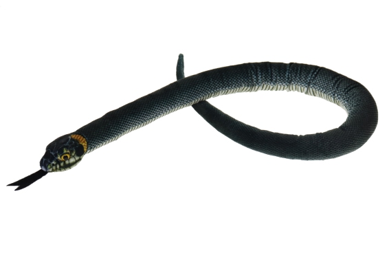 Plush European grass snake l 100 cm (6)