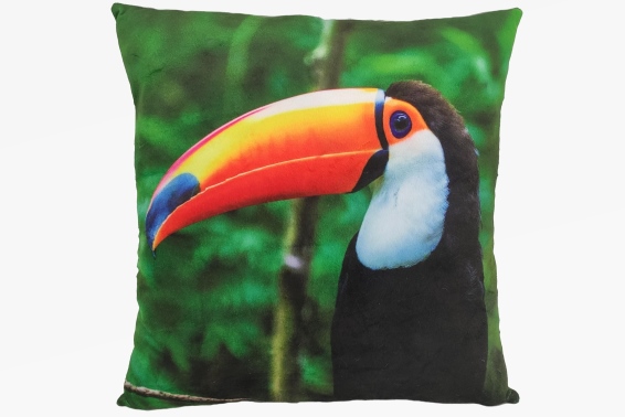 Plush cushion toucan design (3)