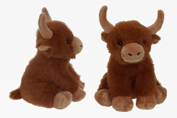 Plush highland cattle hight 15 cm (6)