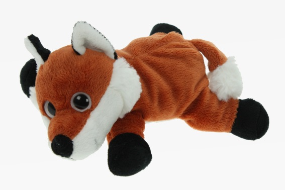 Plush fox length 22 cm (6)