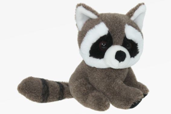 Plush raccoon length 26 cm (6)