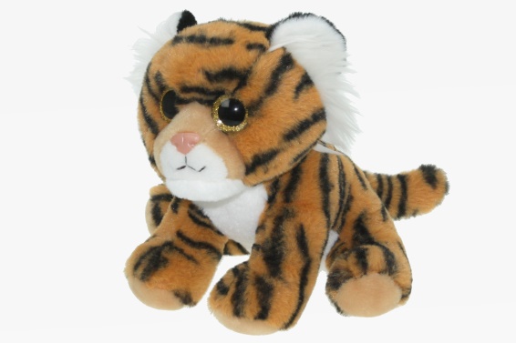 Plüsch Tiger braun Länge 25 cm (6)