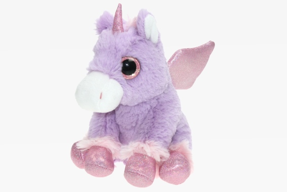 Plush unicorn purple height 20 cm (6)