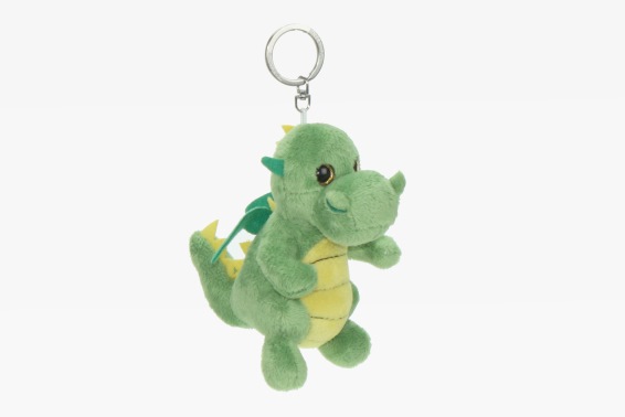 Plush pendant dragon green (12) Plush pendant dragon green (12)