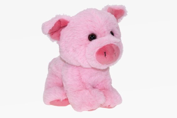 Plush pig length 19 cm (6)