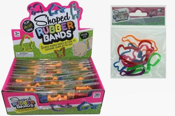 Rubber Bands Tiere 6er Set (36)