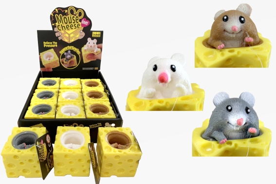 Squeeze mouse in a cheese 3 asst. (12)