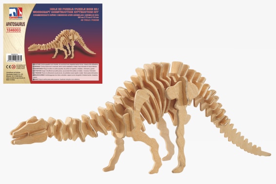 Holz 3D Puzzle Apatosaurus (12)