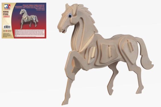 Holz 3D Puzzle Pferd (12)