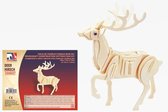 3D wooden puzzle deer (12)