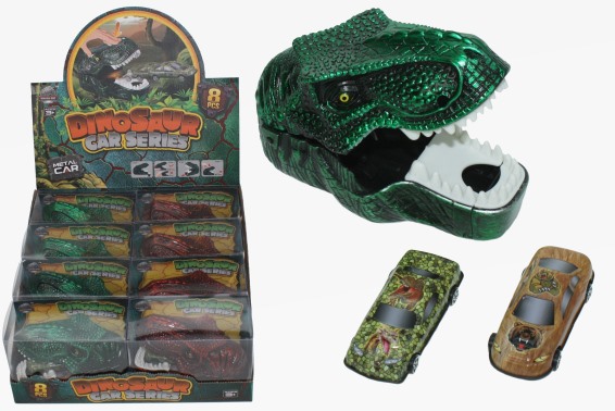 Shooting Car Set Dinosaurier 2fach (8)