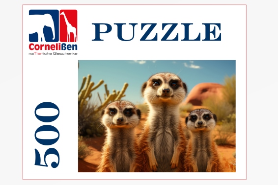 Puzzle meerkats 500 pieces (6)