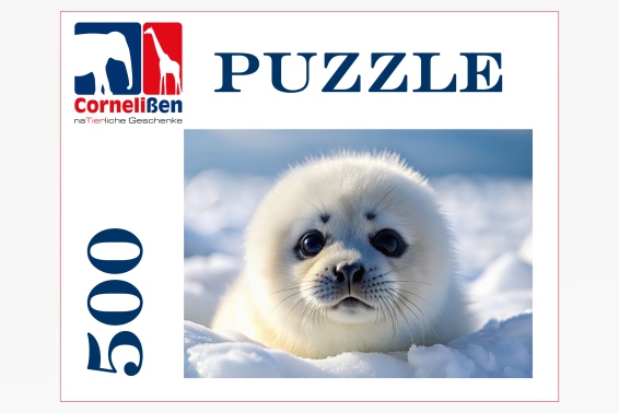 Puzzle seal pup 500 pieces (6)