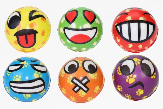 Springball Emoji 6fach D 6,3 cm (24)