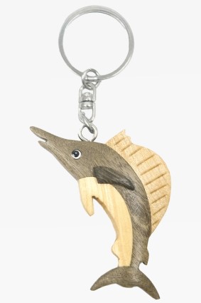 Holz Anhänger Speerfisch (6)