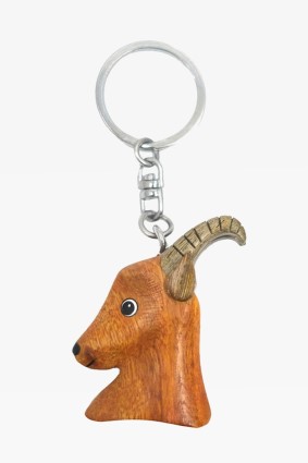 Holz Anhänger Steinbockkopf (6)